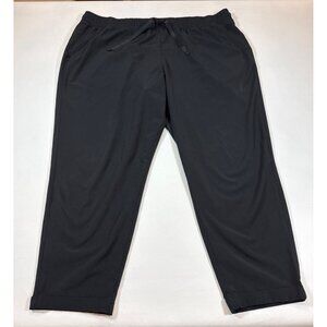 Old Navy Active Go-Dry Black Joggers womens XL Lightweight W/ Drawstring  (F327)